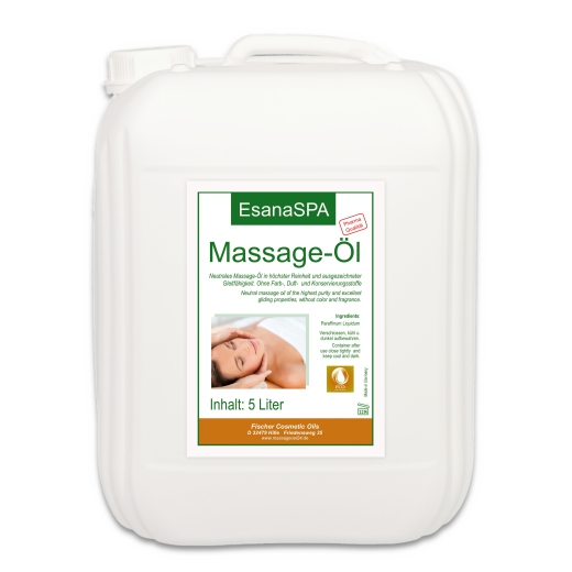 ESANA SPA, neutrales Massageöl (5 Liter)