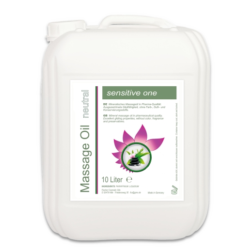 sensitive one Massageöl, neutrales Basisöl (2x 10 Liter)