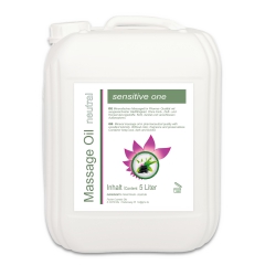 sensitive one Massageöl, neutrales Basisöl (2x 5 Liter)